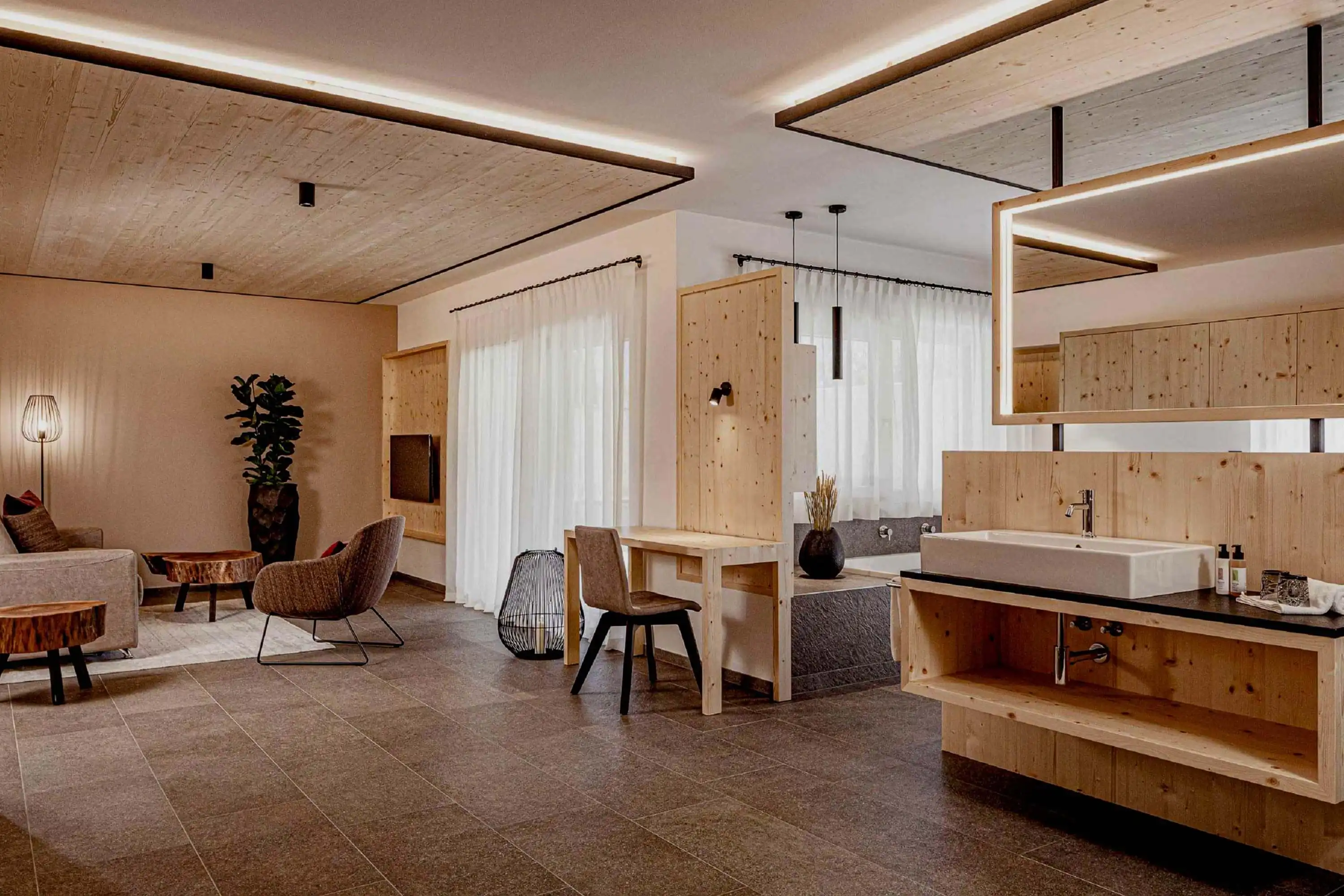 Inklusivleistungen Chalets Südtirol Amolaris Lodges SPA