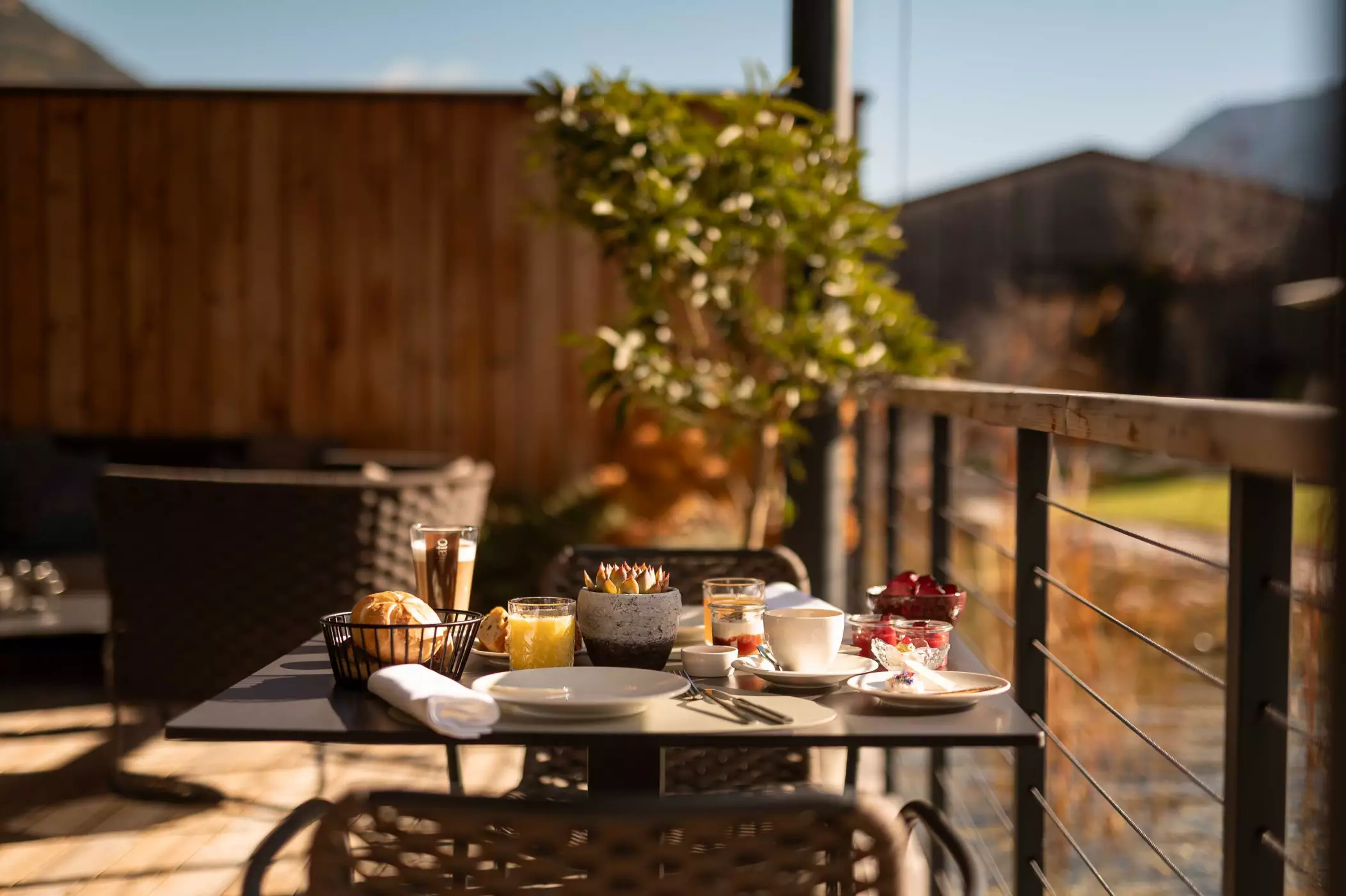 Frühstück im Hideaway AMolaris Südtirol