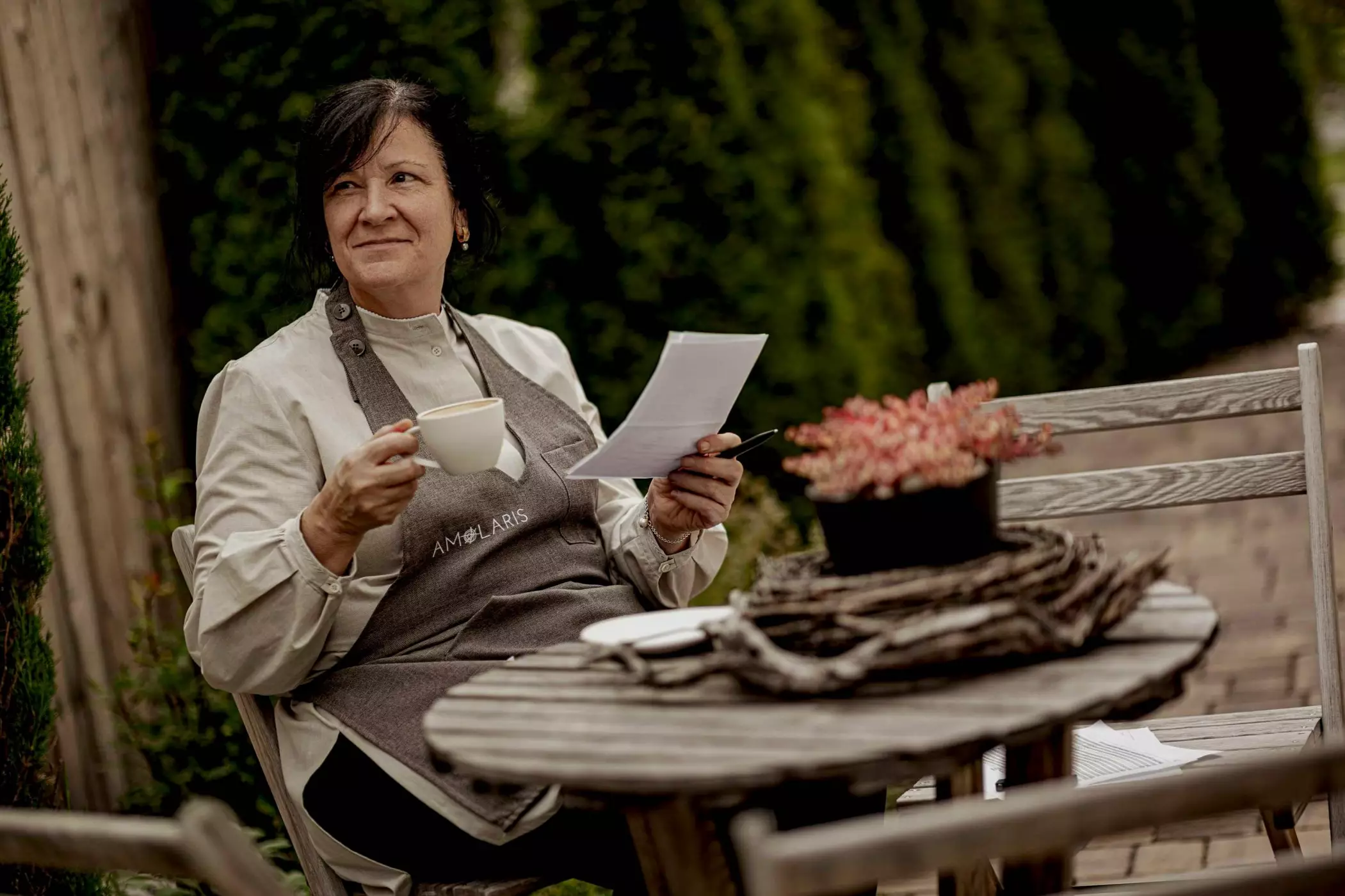 Gastgeberin Wally Amolaris Lodges Südtirol