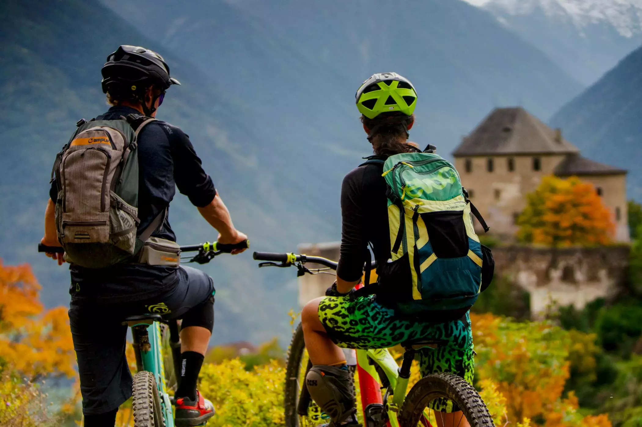 Biken in Südtirol Vinschgau Amolaris MTB Radurlaub
