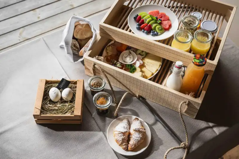 Frühstücksbox Südtirol Amolaris Chalet Lodges