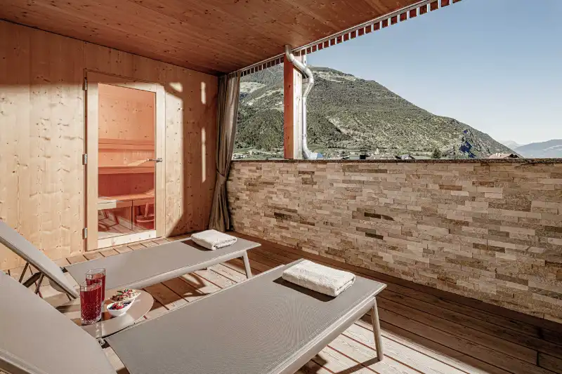 SPA Suiten Südtirol Ferienwohnung mit Sauna Amolaris