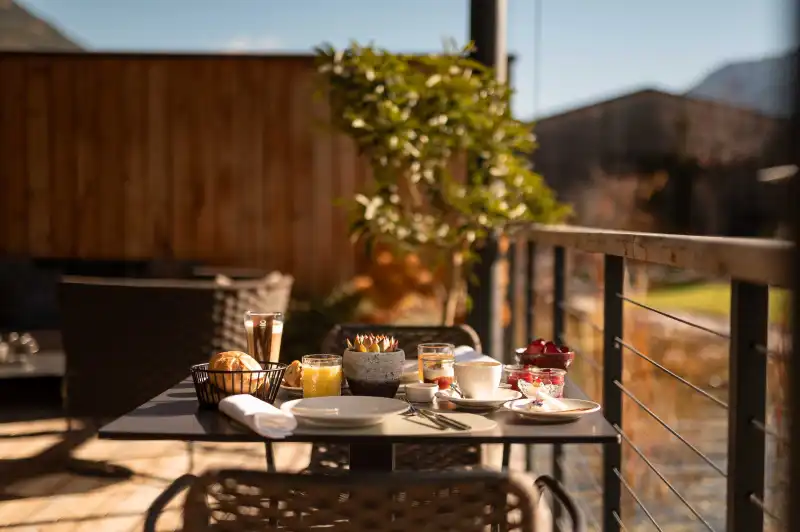 Frühstück im Hideaway AMolaris Südtirol